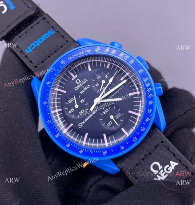 2022 New! Swatch x Omega Bioceramic Moonswatch Mission to Neptune watch Quartz